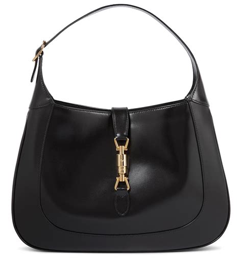 gucci jackie nylon shoulder black|Gucci jackie bags.